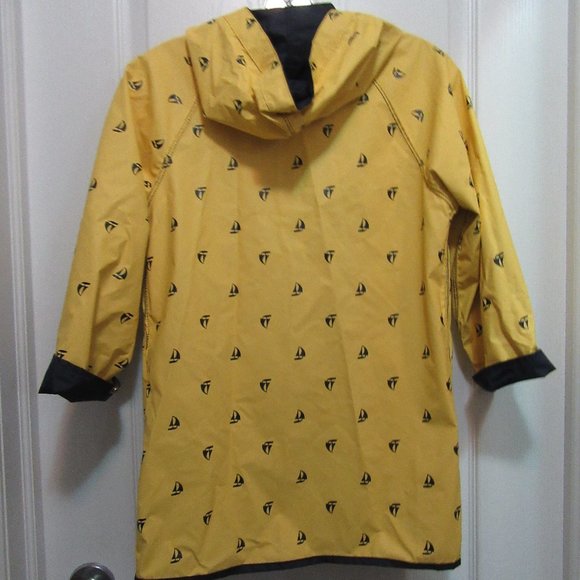 Girls size 10 Rain Coat Reversible with hood - Picture 7 of 7
